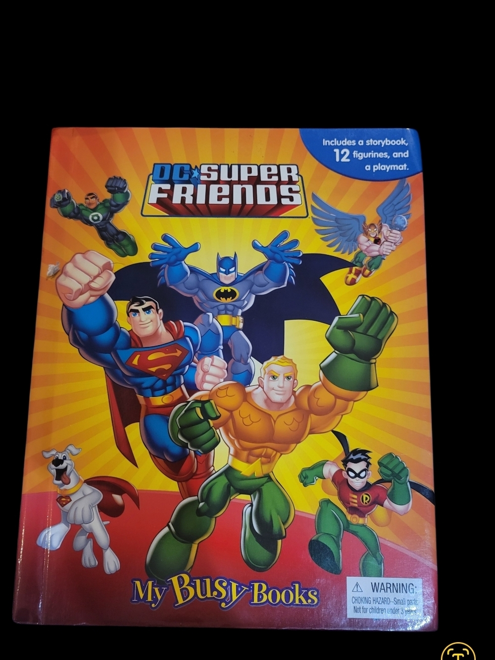 DC Super Friends My Busy Books - Orange & Yellow Cover
